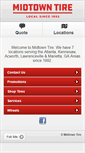 Mobile Screenshot of midtowntire.com